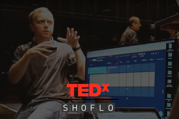 Tedx using shoflo event production software